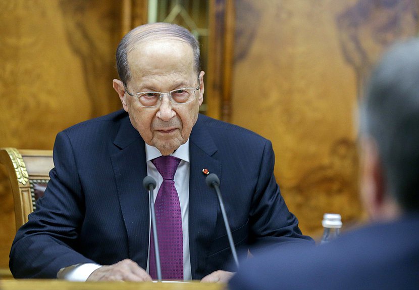 President of the Lebanese Republic Michel Naim Aoun