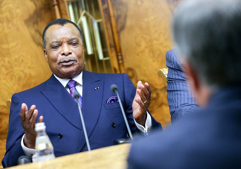 Президент Республики Конго Дени Сассу-Нгессо