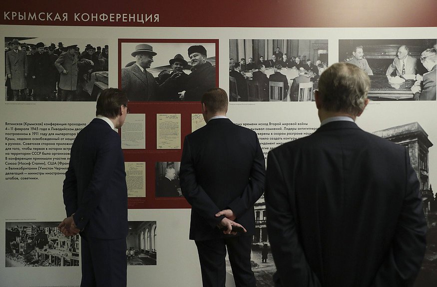 Opening of the exhibition “Yalta 1945. Truth about Victory. Lessons of history”
