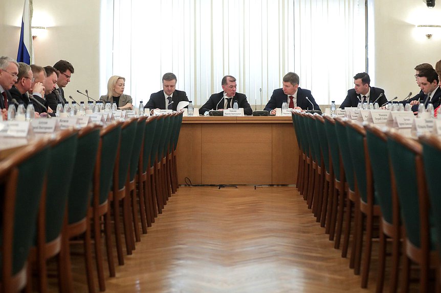 Заседание Комитета по экономической политике с участием Министра экономического развития РФ Максима Решетникова