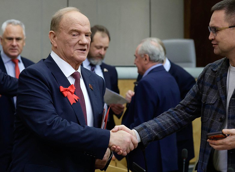 Руководитель фракции КПРФ Геннадий Зюганов