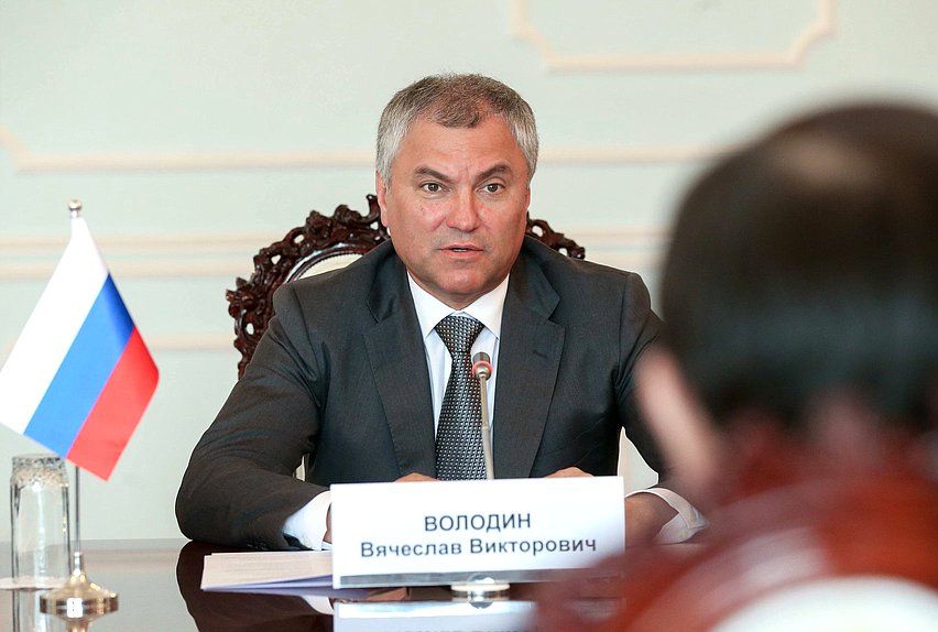 Chairman of the State Duma Viacheslav Volodin