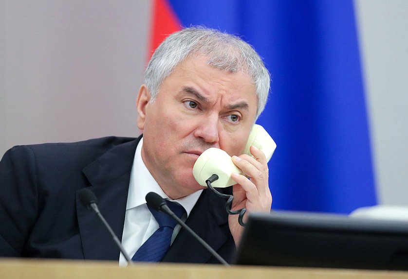 Председатель Государственной Думы Вячеслав Володин