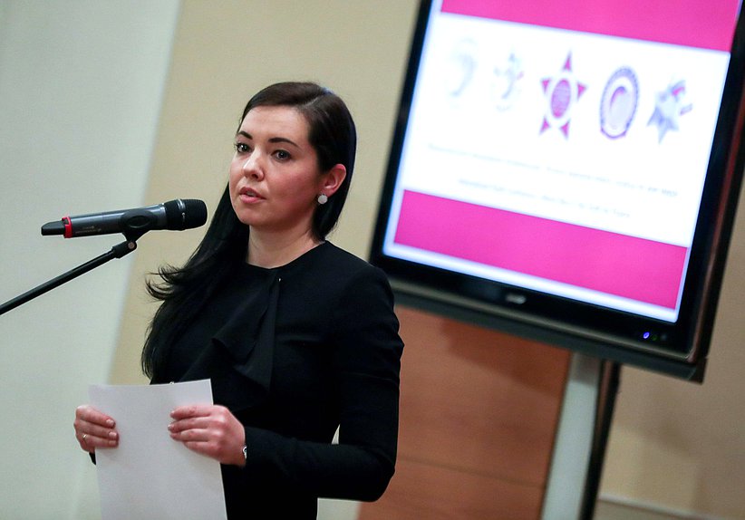 Chairwoman of the Youth Parliament under the State Duma Maria Voropayeva