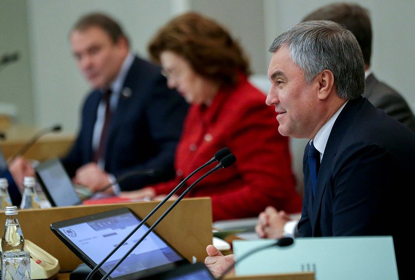 Председатель Государственной Думы Вячеслав Володин