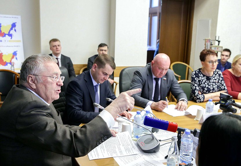Руководитель фракции ЛДПР Владимир Жириновский