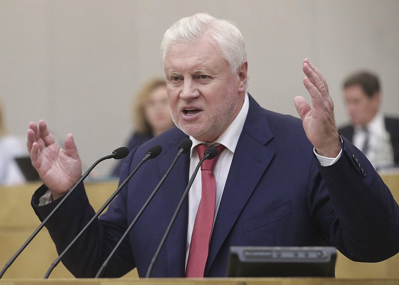Руководитель фракции «Справедливая Россия» Сергей Миронов