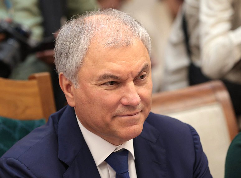 Chairman of the State Duma Vyacheslav Volodin