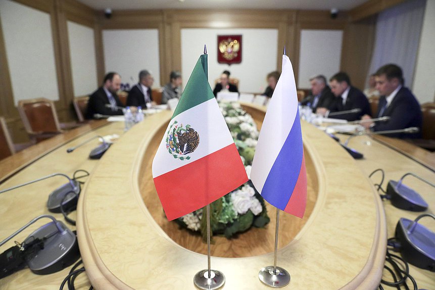 Заседание депутатской группы по связям с парламентом Мексики и встреча с послом Мексики в РФ