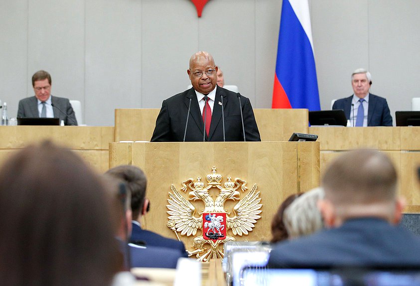 Спикер Национального Собрания Республики Зимбабве Джейкоб Муденда