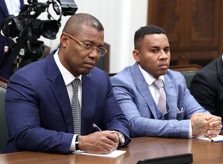 Председатель Национального Собрания Республики Мадагаскар Ситени Тьерри Рандрианасулуниайку