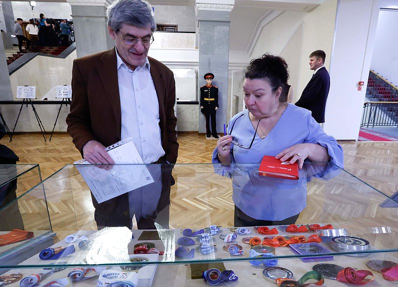 Торжественная церемония открытия выставки «История отечественных спортивных наград»