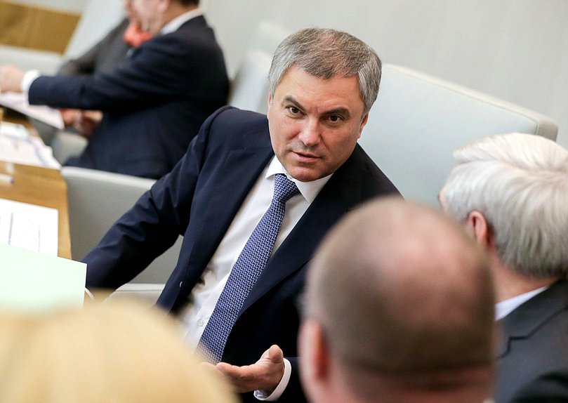 Председатель Государственной Думы Вячеслав Володин