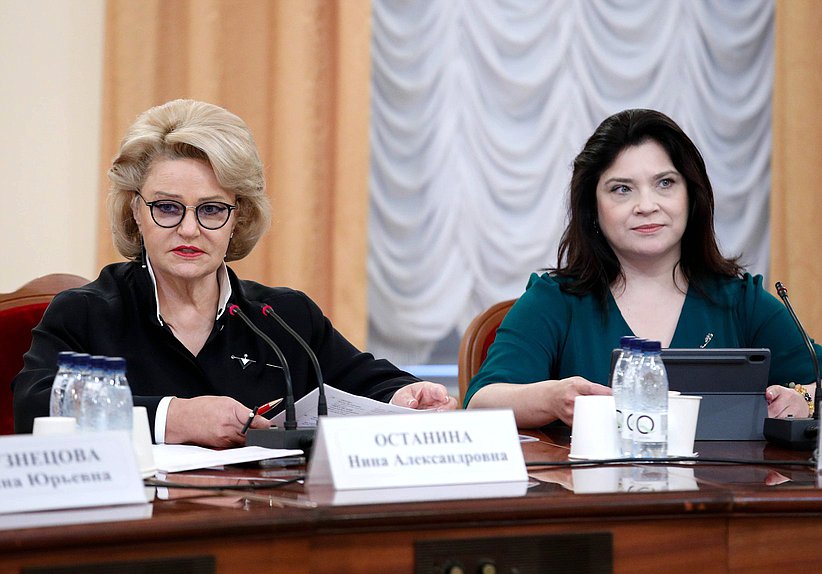 Председатель Комитета по вопросам семьи, женщин и детей Нина Останина