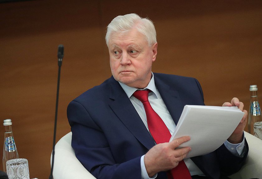 Руководитель фракции «Справедливая Россия — За правду» Сергей Миронов