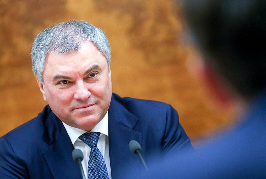 Chairman of the State Duma Viacheslav Volodin