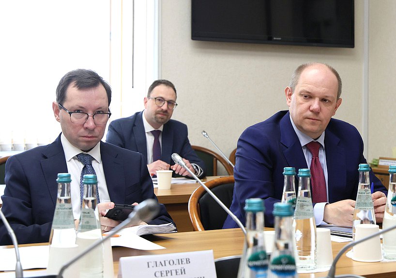 Заместитель Министра здравоохранения РФ Сергей Глаголев и Первый заместитель Министра здравоохранения РФ Владимир Зеленский