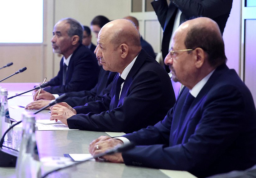 President of the Presidential Leadership Council of the Republic of Yemen Rashad Mohammed Al-Alimi