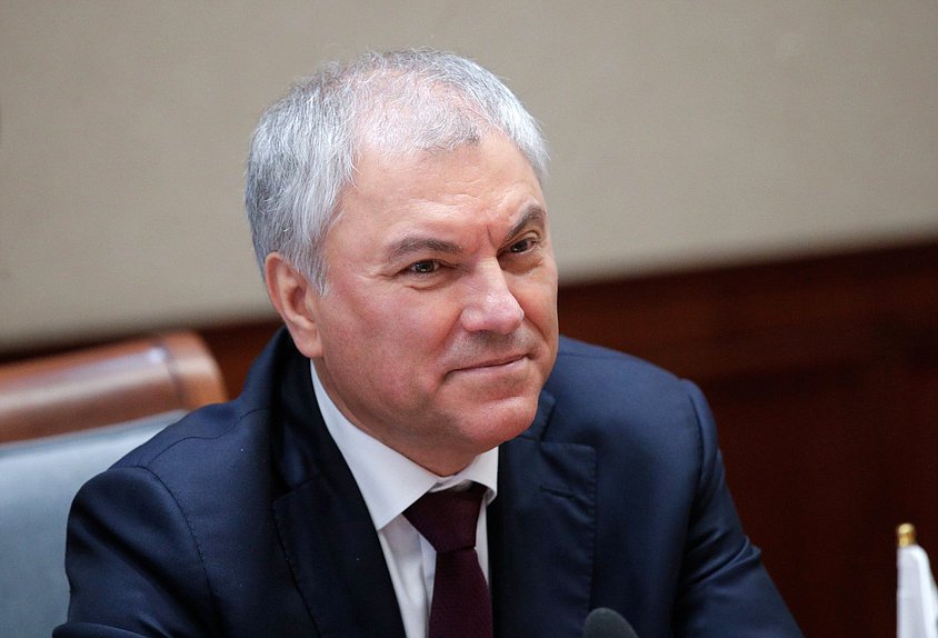 Chairman of the State Duma Vyacheslav Volodin