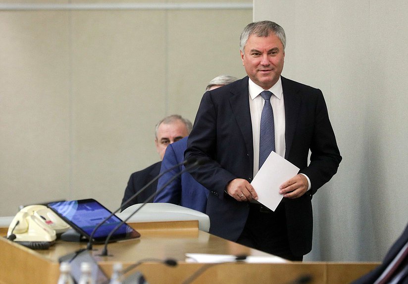 Председатель Государственной Думы Вячеслав Володин