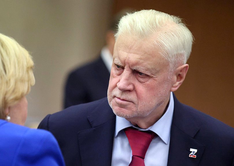 Руководитель фракции "Справедливая Россия" Сергей Миронов