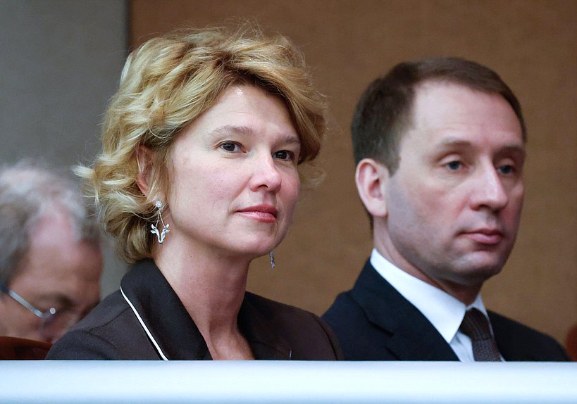 Министр сельского хозяйства РФ Оксана Лут и Министр природных ресурсов и экологии РФ Александр Козлов