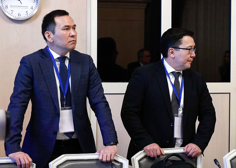 Заседание Межпалатной комиссии по сотрудничеству между Государственной Думой и Мажилисом Парламента Республики Казахстан