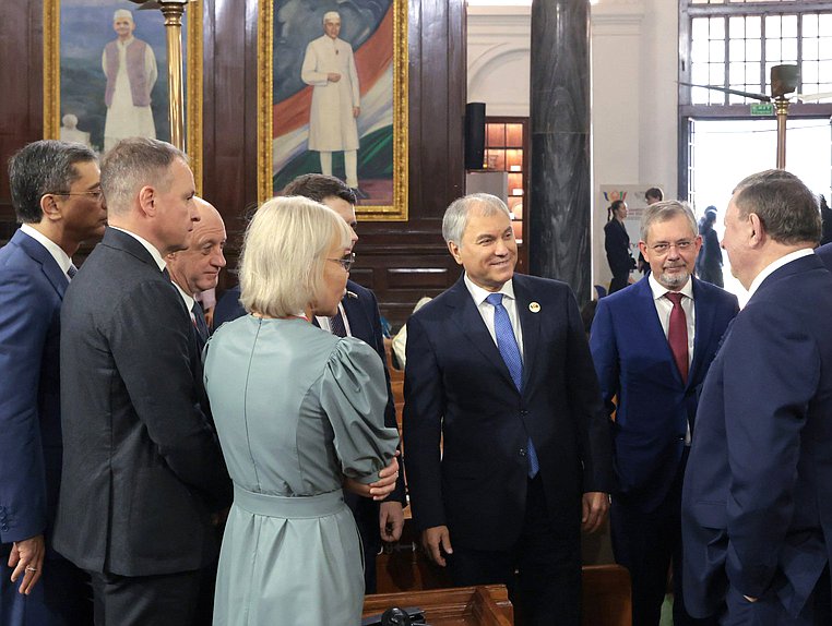 Chairman of the State Duma Vyacheslav Volodin. The 12th International BRICS Parliamentary Forum