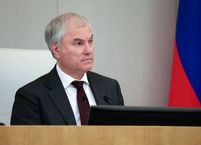 Председатель Государственной Думы Вячеслав Володин