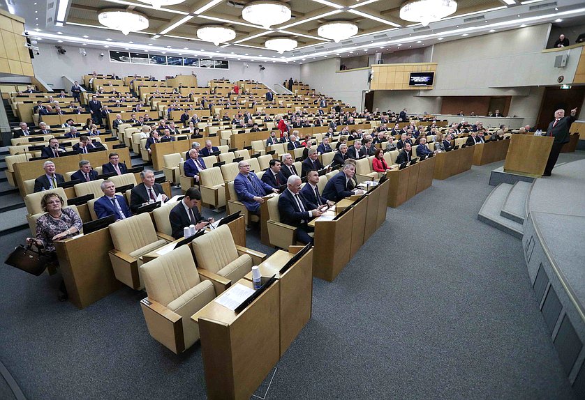 Пленарное заседание Жириновский