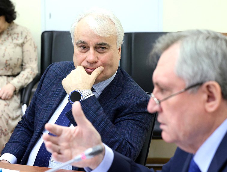 Первый заместитель Председателя Комитета по энергетике Павел Завальный и Председатель Комитета Николай Шульгинов