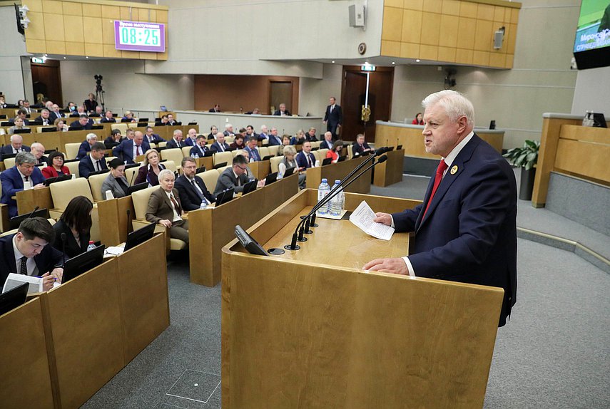 Руководитель фракции «Справедливая Россия — За правду» Сергей Миронов