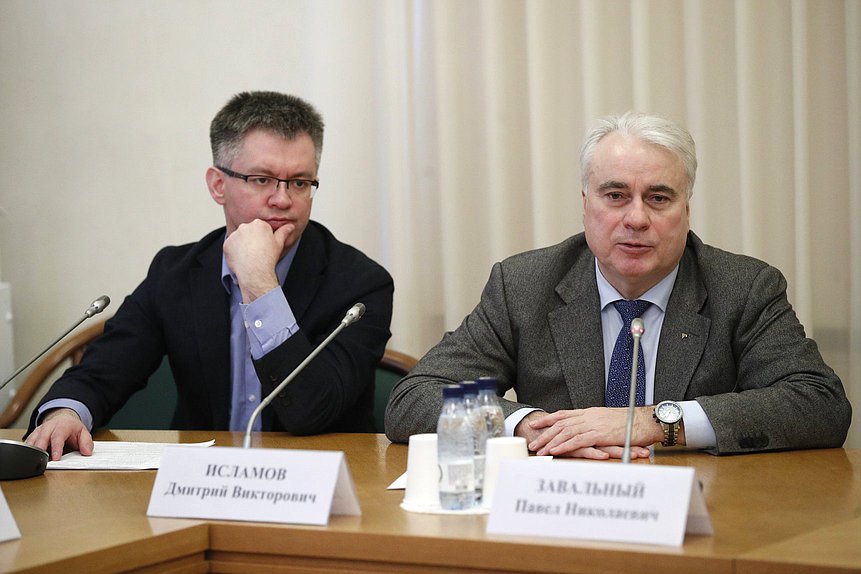Заместитель Председателя Комитета по энергетике Дмитрий Исламов и Председатель Комитета Павел Завальный