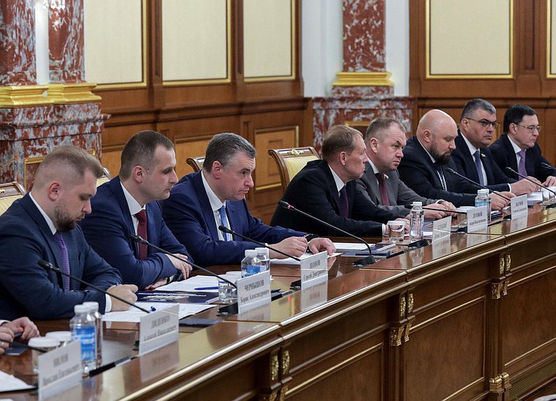 Встреча Председателя Правительства РФ Михаила Мишустина с членами фракции ЛДПР