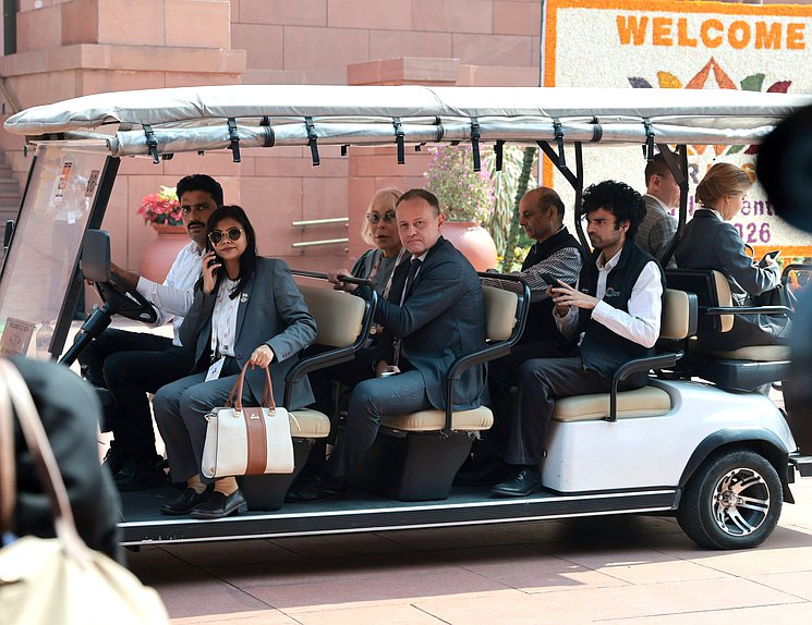 Chairman of the Committee on Digital Development and Artificial Intelligence Alexander Sidyakin and First Deputy Chairwoman of the Committee on Economic Policy Nadezhda Shkolkina. The 12th International BRICS Parliamentary Forum