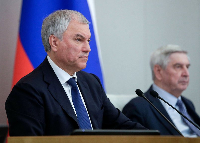 Председатель Государственной Думы Вячеслав Володин