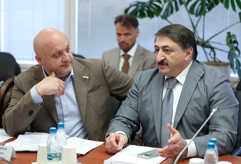 Члены Комитета по энергетике Муслим Татриев и Джамаладин Гасанов