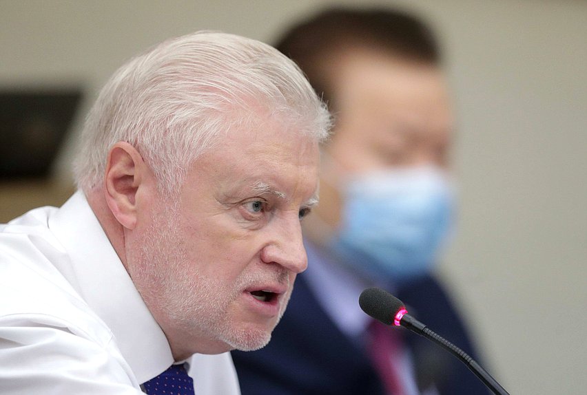 Руководитель фракции «Справедливая Россия» Сергей Миронов