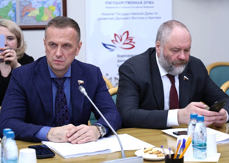 Члены Комитета по развитию Дальнего Востока и Арктики Владимир Ильиных и Николай Новичков