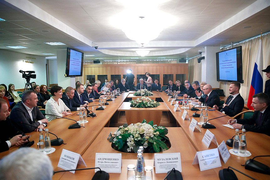 Заседание депутатской группы Государственной Думы по связям с парламентом Китайской Народной Республики