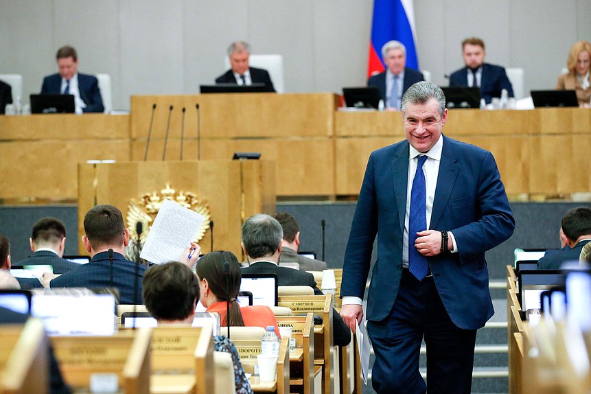 Руководитель фракции ЛДПР Леонид Слуцкий