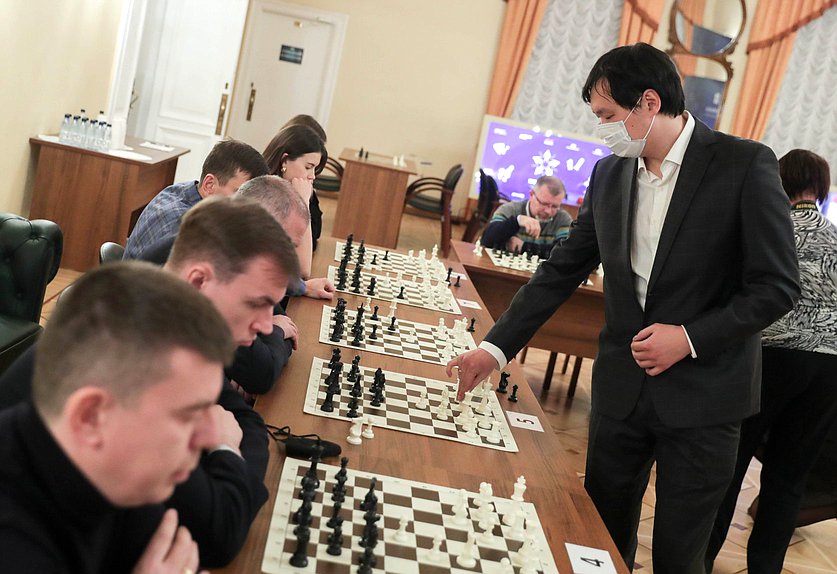 Турнир по шахматам в рамках Парламентских игр