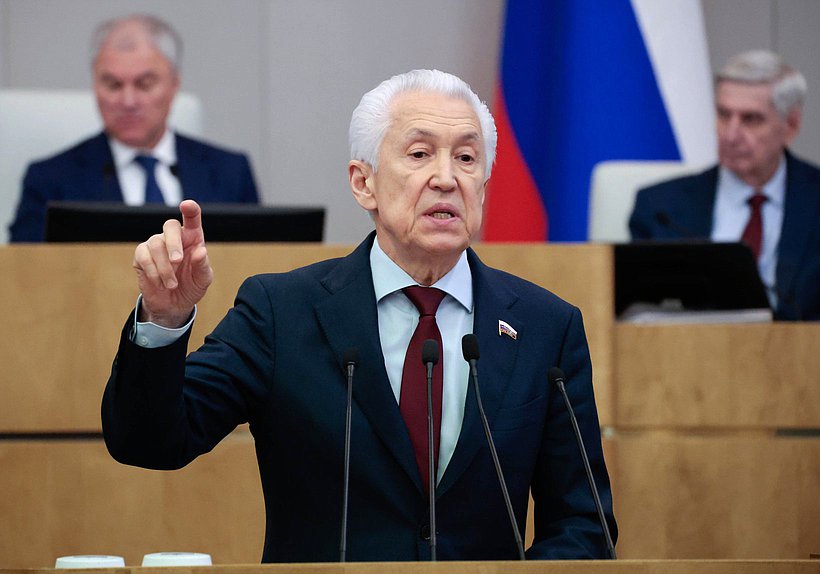 Руководитель фракции "Единая Россия" Владимир Васильев