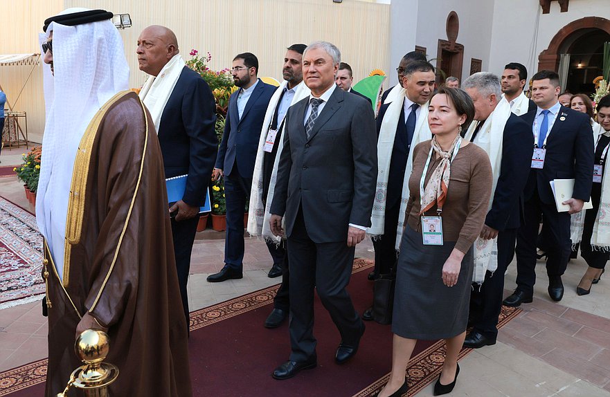 Chairman of the State Duma Vyacheslav Volodin. The 12th International BRICS Parliamentary Forum