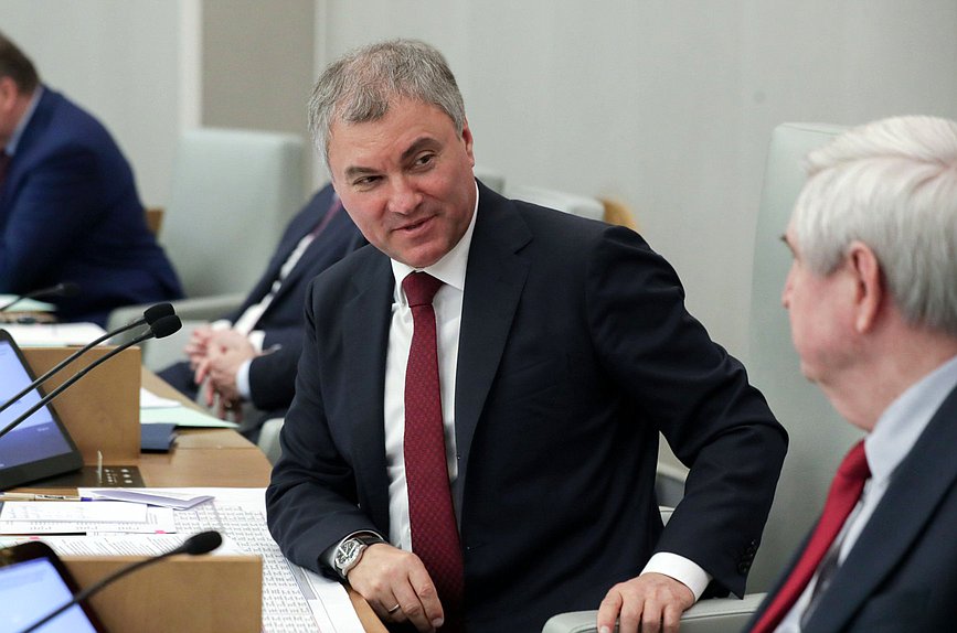 Председатель Государственной Думы Вячеслав Володин