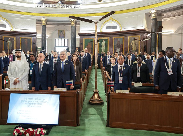 Participation of the Russian delegation headed by Chairman of the State Duma Vyacheslav Volodin in the 12th International BRICS Parliamentary Forum