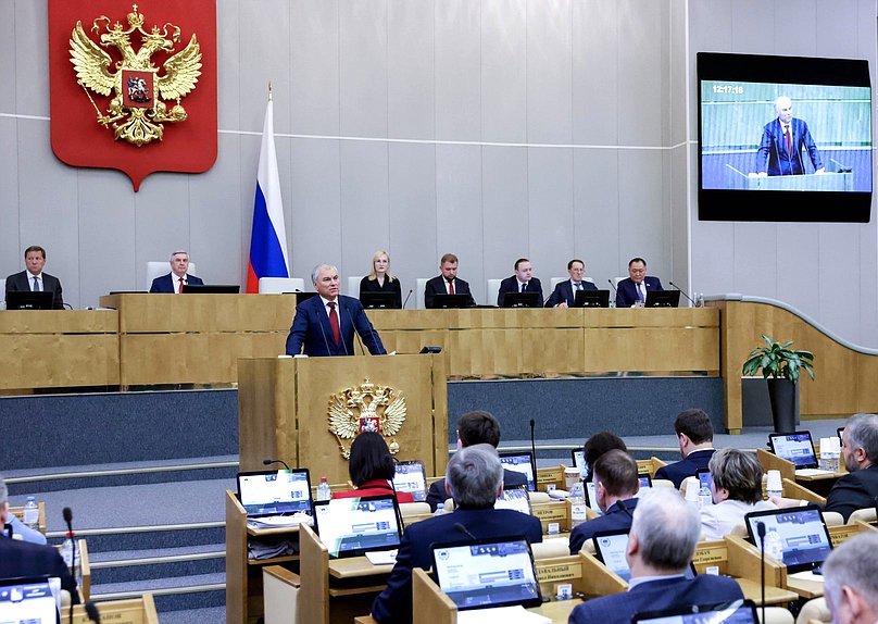 Председатель Государственной Думы Вячеслав Володин