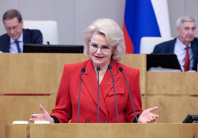 Председатель Комитета по защите семьи, вопросам отцовства, материнства и детства Нина Останина