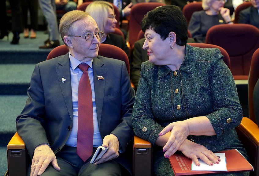 First Deputy Chairman of the Committee on Issues of Public Associations and Religious Organizations Nikolay Burlyaev and member of the Committee on Culture Olga Germanova