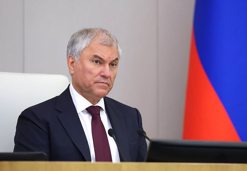 Председатель Государственной Думы Вячеслав Володин